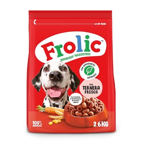 Frolic Halbfeuchtfutter für Erwachsene Hunde, Ochsengeschmack, Beutel mit 2,6 kg von Frolic