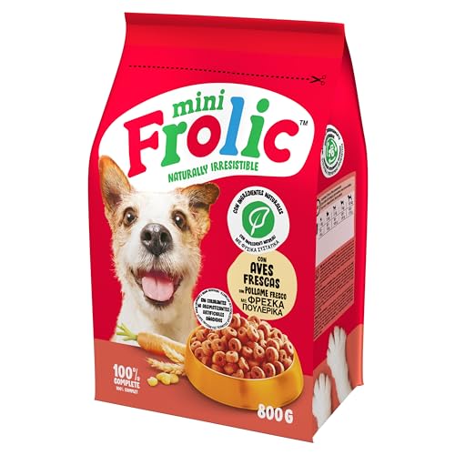 Frolic Mini-Trockenfutter für Hunde, Geflügelgeschmack, 5 Beutel à 800 g von Frolic