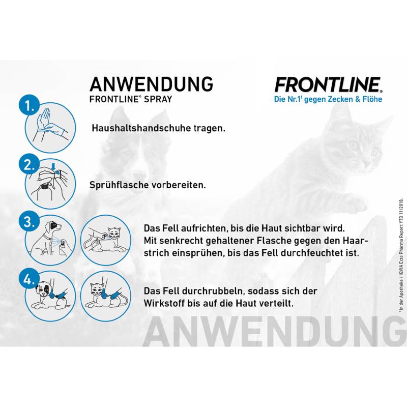 Frontline Spray für Hunde und Katzen - 100 ml von Frontline