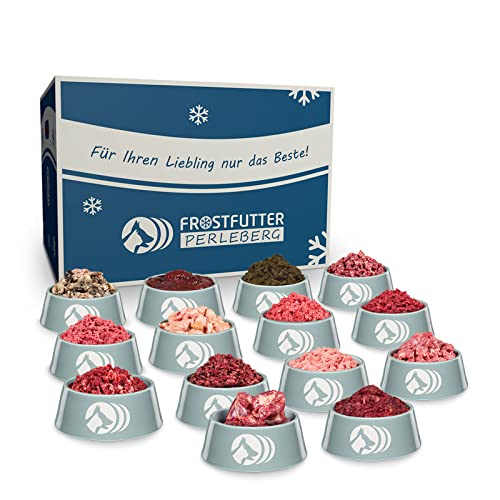 Frostfutter Perleberg Barf Bio Komplett Paket | 15 kg Barf Hundefutter | Hochwertige Rohfütterung | 100% natürliche Zutaten | ohne Zusatzstoffe | gesunde Hundenahrung | Made in Germany von Frostfutter Perleberg