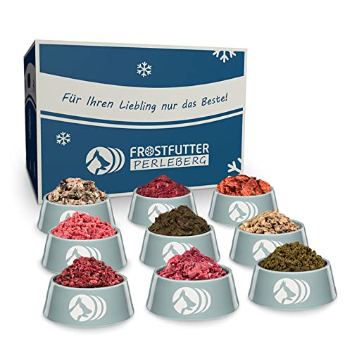 Frostfutter Perleberg Barf Dauerbrenner-Paket | 24 kg Hundefutter für Barf-Ernährung | Ohne Zusatzstoffe & schonend verarbeitet | Hochwertige Auswahl an Fleisch & Innereien | Made in Germany von Frostfutter Perleberg