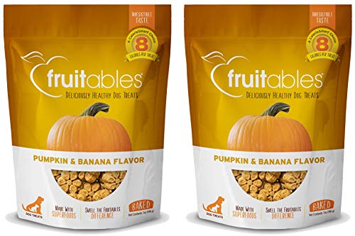 Fruitables Leckerlis für Hunde mit Kürbis und Bananengeschmack, 200 ml, braun von Fruitables