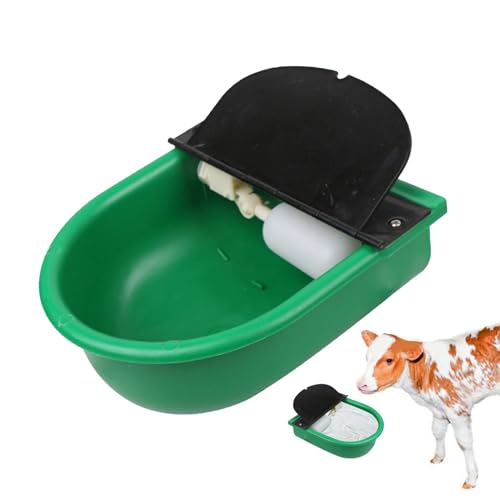 Cow Drinking Bowl, Animal Sheep Automatic Drinking Water Feeder Bowl, Pet Supplies Automatic Animal Waterer, Cattle Water Feeder Bowl, Automatic Cattle Waterer with Float Valve von Fruusv