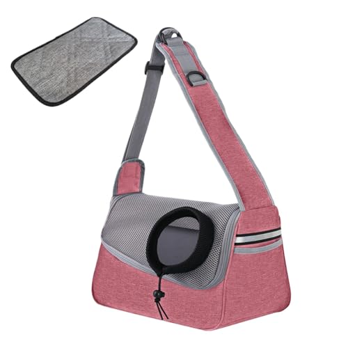 Dog Carrying Sling, Shoulder Bag Pet Sling Carrier, Dog Carry Bag with Storage Pocket, Breathable Travel Pet Carrier, Puppy Carrier for Cats Small Dogs, Pet Supplies, Comfortable Sling for Easy von Fruusv