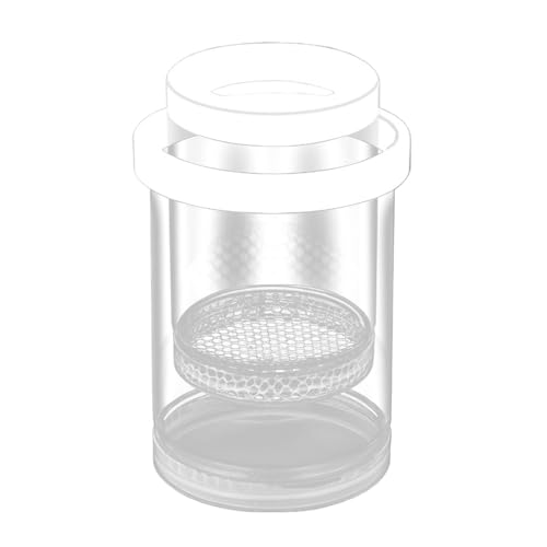 Floating Fish Breeding Box, Clear Aquarium Betta Incubator Separator, Tank Breeder & Hatching Tank, Safe & Ventilated Design for Shrimp, Guppy & Small Fish, 14.3x9.3 cm von Fruusv