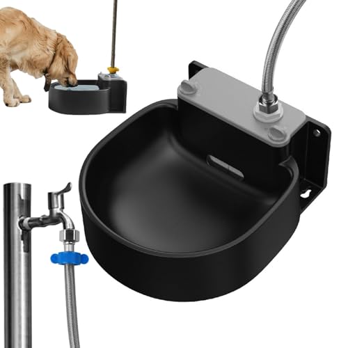 Fruusv Automatischer Wassernapf für Hunde, Tiertrinkwassernapf | Automatischer Tiertrinkwassernapf mit Schwimmerventil,Hundewassernapf für den Außenbereich, automatischer Tiertrinkwassernapf für von Fruusv