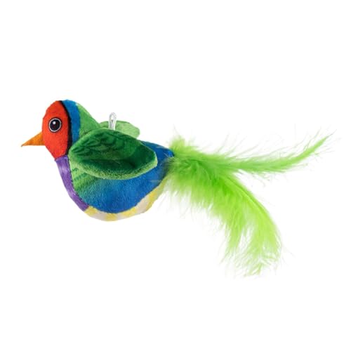 Fruusv Cat Bird Toy, Flapping Bird Toy, Chirping Bird Cat Toy, Realistic Bird Cat Toy, Realistic Flapping Bird Cat Toy for Indoor Cats, Designed to Encourage Physical Activity and Interaction von Fruusv