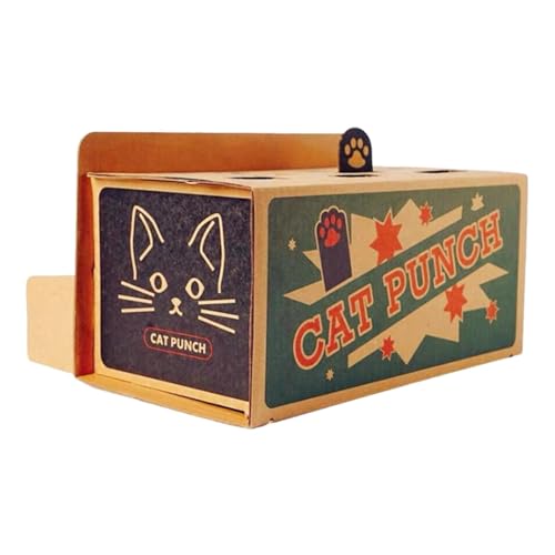 Fruusv Cat Whack Maulwurfsspielzeug,Kitten Whack Maulwurfsspielzeug,Interaktives Box-Mäuse-Fangspiel - Katzen-Anreicherungsspielzeug, interaktives Box-Mäuse-Fangspiel, lustiges, verschleißfestes von Fruusv