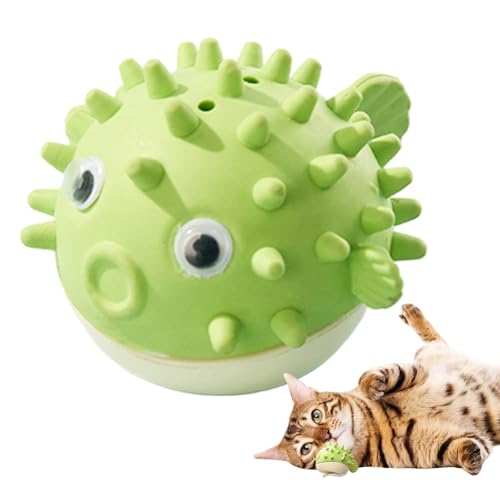 Fruusv Cats Catnip Roller Lick Balls, Grooming Aid, Interactive Indoor Toy, Teeth Cleaning & Chew Support, Treat Dispenser for Kittens & Adult Cats, 2.76x2.56x1.77 Inches von Fruusv