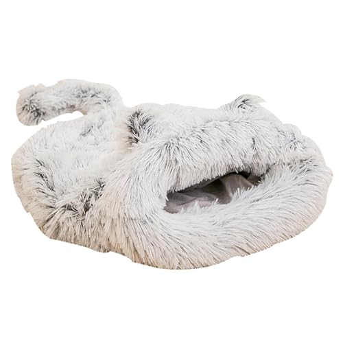 Fruusv Dog Sleeping Bag | Soft Kitten Cave Bed Sleeping Bed | Cozy Winter Cat Nest Bed, Comfortable Pet Sleeping Nest for Cats and Small Dogs, warm pet Nest for Winter von Fruusv