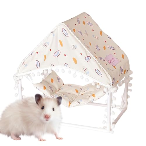 Fruusv Hamster Houses and Hideouts | Printed Patterns Hamster Tent | Lightweight Hamster Habitat, Cozy Shelter House for Small Animals and Pets, small Animal Accessories von Fruusv