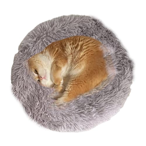 Fruusv Soft Plush Round Pet Bed, Plush Cuddler Dog Bed, Calming Pet Bed, Cushion Bed for Dogs, Pet Snooze Sleeping Kennel, Small Dog Bed, Cat Cuddler Bed, Cozy Pet Bed for Cats von Fruusv