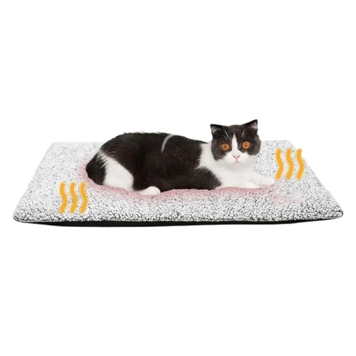 Heating Cat Pad, Self-Warming Pet Bed, Pet Heating Pad for Floors, Non-Slip Heating Pad for Pets, Outdoor Cat House Heating Pad, Dog Heating Pad for Winter, Pet Bed Heating Pad von Fruusv