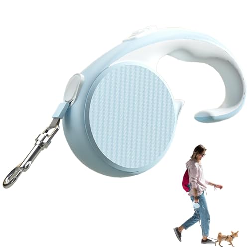 Heavy Duty Retractable Dog Cable, 16.4 Ft Dog Retractable Cord, Large Dog Retractable Leash, Dog Cable for Outdoor Use, Ergonomic Dog Leash Handle, Quick Lock Retractable Dog Leash von Fruusv