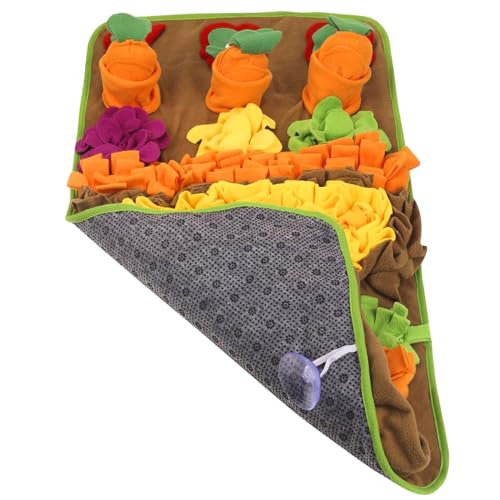 Interactive Feeding Mat for Dogs, 30.71x18.9IN Large Dog Feeding Mat, Dog Food Mat Puzzle Toy, Encourage Natural Foraging Skills for Dogs, Cats, Rabbits, Non-Slip Mat for Training, Feeding von Fruusv