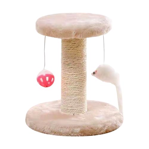 Katzenkratzbaum, Kletterturm, interaktiver Spielzeugaufsatz, Möbelschutzbasis, Kätzchenbaum für Indoor-Spiel, Verhaltenstraining, Bereicherung, Haustierübung, 20 x 18 cm Katzenkratzbaum, Kletterturm, interaktiver Spielzeugaufsatz, Möbelschutzbasis, Kätzchenbaum für Indoor-Spiel, Verhaltenstraining, Bereicherung, Haustierübung, 20 x 18 cm von Fruusv