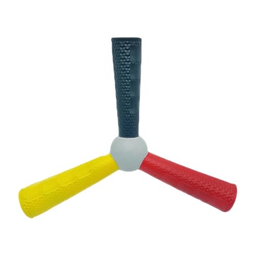 Reaction Catch Trainer, Agility Reactive Trainer, Weicher, Flexibler Trainingsstab, Dreifarbiger Agility Stick, Gehirnreaktions-Trainingsgerät, Hochflexibler Agility Stick, Sicherer Agility Trainer von Fruusv