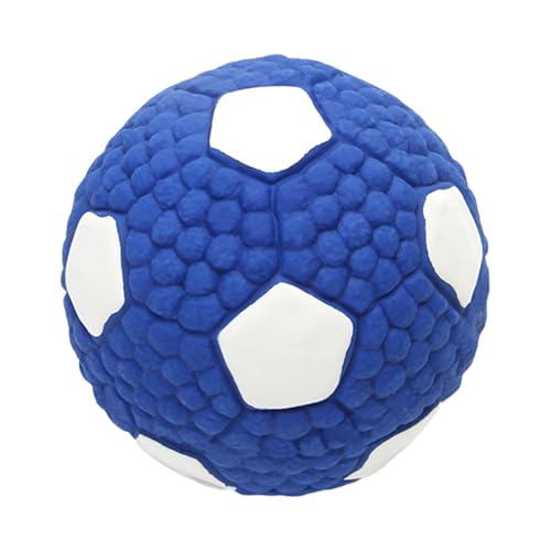 Tough Puppy Soccer Ball, Bouncing Dog Squeaky Ball, Sturdy Puppy Chew Toy, Interactive Dog Balls, Dog Exercise Toys, Long-lasting Dog Exercise Ball, Tough Soccer Balls for Playful Dogs and Puppies von Fruusv