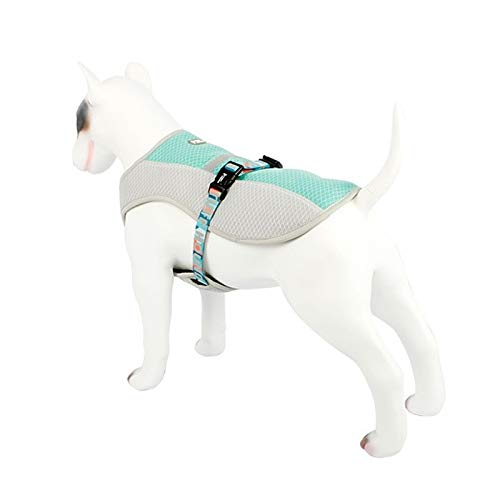 Haustier TUFF Jagdhund-Kühlweste Harness Außen Welpen Cooler Weste Reflektierende Schutzsonnenschutzhunde Jagd Mantel Größe: S (Color : Green) von FuQingShiLongShanYuHuaShiPinDian