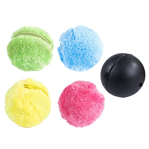 Fubdnefvo Active Rolling Ball Fluffy Ball Automatischer Roller Ball Rolling Ball Pet Interactive Roller Ball Fit to Keep Friend Happy von Fubdnefvo