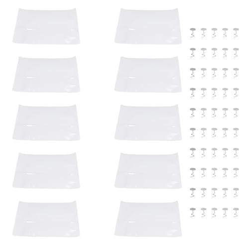 Kratzschutz Sofa Katze, 10PCS Kratzschutz Sofa Katze Möbelschutzfolie Transparentes PVC Betten Decken Möbel Für Katzen Katze Krallen Guards Pads Für Sofa Möbel Tür Kratzschutz, Wei (XL) von Fuerdich