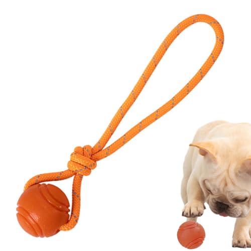 Fukamou Ball Am Seil Hundespielzeug,Bissfester Kauball, Sicher, Harmlos, Rutschfestes Hundespielzeug | Hundeball, Heimtierbedarf, Werfen -Und Apportieren, Geruchlos, Für Tierhandlungen, Tierkliniken von Fukamou