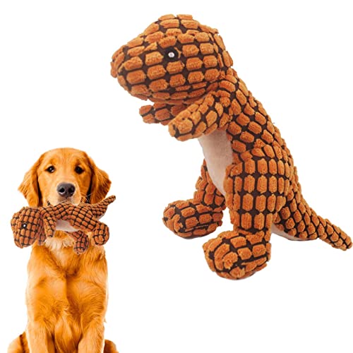 Fukamou Hunde Spielzeug, Intelligenzspielzeug Für Hunde, Dinosaurier Spielzeug Für Haustiere, Hundespielzeug Quietschend Für Welpen Mittelgroße Hunde von Fukamou