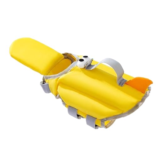 Fukamou Hundeschwimmweste Flotation,Hundeschwimmweste Weste - Verstellbarer Hunde-Badeanzug Flotation Lifesaver,Badeanzüge Für -Haustiere, Schwimmanzug Mit Großem Augen-Design, Schnell Trocknend Zum von Fukamou