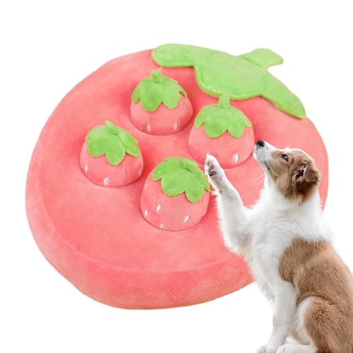 Fukamou Karottengarten-Hundespielzeug, Karottenfarm-Katzenspielzeug | Katzenspielzeug Karottengarten,Karotten-Ziehspielzeug, Ananas- und Erdbeerpflückpuppen für Welpen, Kätzchen, kleine Hunde von Fukamou