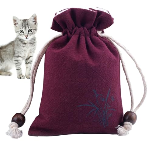 Fukamou Katzenaschebeutel, Haustier-Einäscherungsbeutel,Beutel Für Katzenasche Mit Kordelzug-Design - Leichte- Memorial-Hundetaschen, Andenken-Hunde-Asche, Katzen-Haustier-Asche-Beutel, von Fukamou