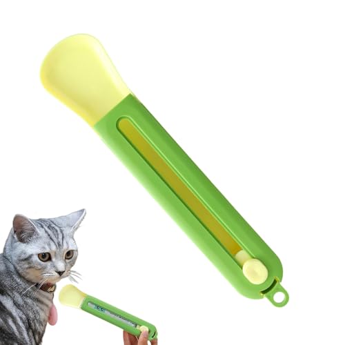 Fukamou Katzenfutter-Dosenlöffel, leckbarer Nassfutter-Spender für Katzen - Ergonomischer Quetschlöffel - Robuster Futterspender für Katzen, Nassfutter, flüssiger Snack, Püree, Fütterung von von Fukamou