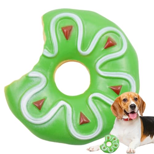 Fukamou Kauspielzeug Für Hunde,Kauspielzeug Für Hunde - Hunde-Donut-Beißspielzeug - Interaktives Haustierspielzeug Mit *Quietschern, Kauspielzeug Für Hunde, Beißspielzeug Für Welpen Für Drinnen Und von Fukamou