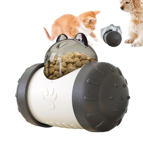 Fukamou Leckerli-Spender-Spielzeug Für Hunde, Tumbler-Haustierspielzeug,Interaktiver Spielzeug-Leckerli-Spenderball Für Hunde-Interaktiver Hundefutter-Puzzle-Futterball, Hundeleckfutterspielzeug Für von Fukamou