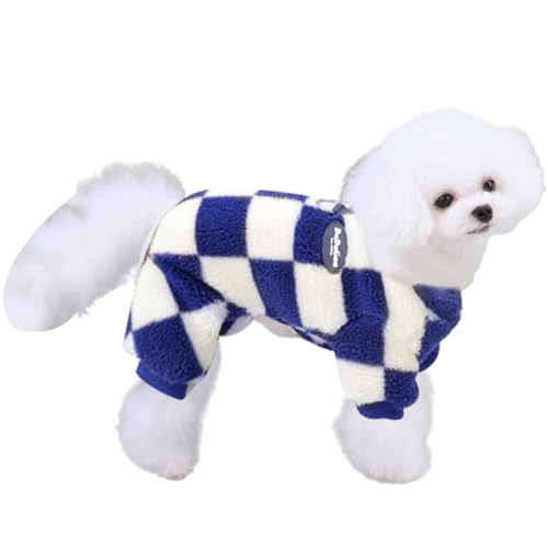 Fukamou Plüsch-Hundepullover - Kaltwettermantel, Pullover, Plüschjacke Mit Zuglasche | Winddichter- Hunde-Wintermantel, Hundekleidung, Gemütliche Hunde-Schneejacke, Weste Für Kleine, Mittelgroße Und von Fukamou