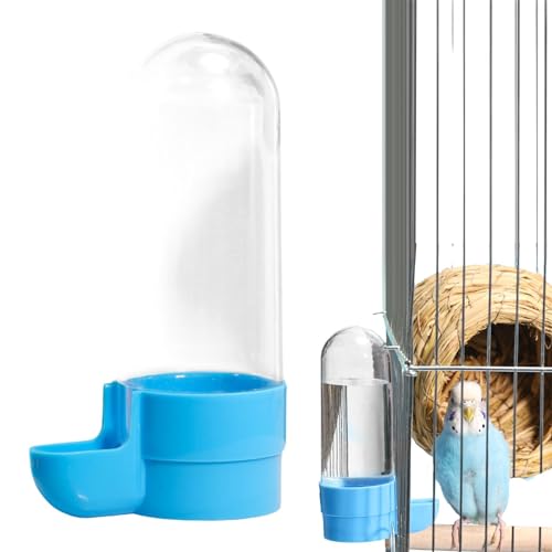 Fukamou Vogelwasserspender, Vogelkäfig-Wasserspender | Automatische Vogelfuttertränke,Vogeltränke Und -Futterspender, Innenkäfig Für Sittiche, Tauben, Turteltauben Und Papageien von Fukamou