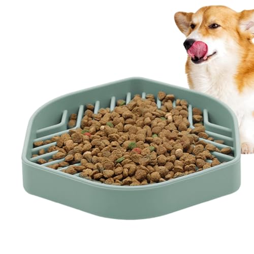 Silikon-Slow-Feed-Napf, Slow-Feeder-Hundenapf, Puzzle Silikon-Futternäpfe für Hunde mit Saugnäpfen, Futternäpfe für Hunde, Silikon-Futternäpfe für Hunde, Puzzle-Napf für Hunde, erstickt nicht, rutschf von Fukamou