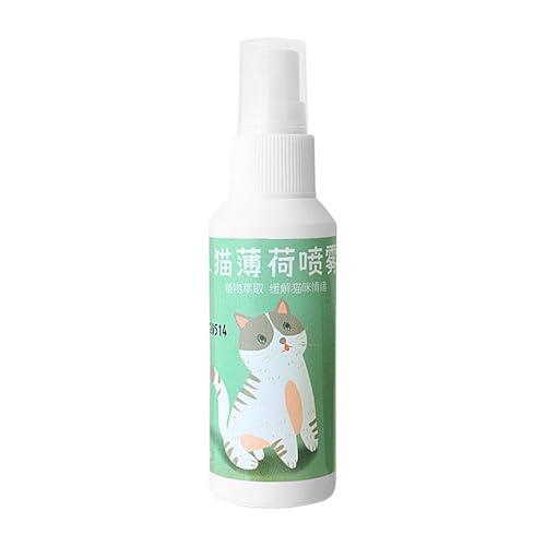 Fulenyi Cat Nip Spray, Cat Nip Spray, das wirklich funktioniert - Natürliche Katzenminze für Katzen,Hochwirksame Katzenminze 50 ml, sichere, Nicht süchtig machende Katzenminze, für Katzen und von Fulenyi