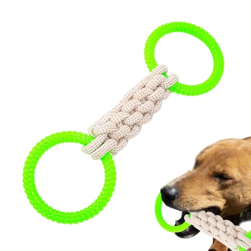 Fulenyi Hunde-Ziehspielzeug, Hunde-Schleppseil - Tauziehen-Spielzeug zum Kauen von Hunden | Starkes Seil-Hundespielzeug, wiederverwendbarer Welpen-Beißring, lustiges interaktives Hundespielzeug für von Fulenyi