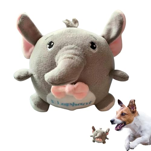 Fulenyi Kauspielzeug für Hunde | Quietschender Plüsch-Kauball für Welpen, kaubarer Plüschball, Haustierbedarf für kleine bis große Hunde und Welpen von Fulenyi