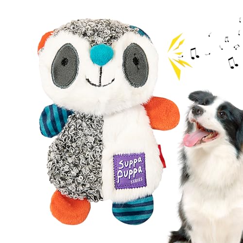 Fulenyi Quietschspielzeug für Hunde, Cartoon-Tier-Kauspielzeug, interaktives Apportierspiel und Bewegung, Hundegeschenke für Langeweile, stimulierend, Anreicherungsspielzeug für Hunde von Fulenyi