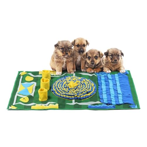 Futtermatte für Hunde, Schnüffelmatte für Hunde, Fußball-Matte für Hunde, Puzzle-Spielzeug für Hunde, Bereicherung Aktivitätsmatte, Spiel von Fulenyi