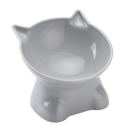 Futternapf Katze Erhöht, Katzennapf Erhöht Fressnapf Katze Mit 15° Neigung Design, Anti-Erbrechen Katzennäpfe, Katzenfutternapf Für Futter Und Wasser, Katzenschüssel, Cat Bowl, Futterstation von Fulenyi