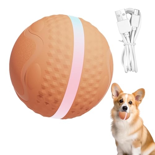 Interaktives Spielzeug für Welpen, interaktives Hundespielzeug, Hundespielzeug, Ball für Hunde, wasserdicht, USB-Aufladung, selbstfedernder Ball mit Bewegungssensor Interaktives Spielzeug für Welpen, interaktives Hundespielzeug, Hundespielzeug, Ball für Hunde, wasserdicht, USB-Aufladung, selbstfedernder Ball mit Bewegungssensor von Fulenyi