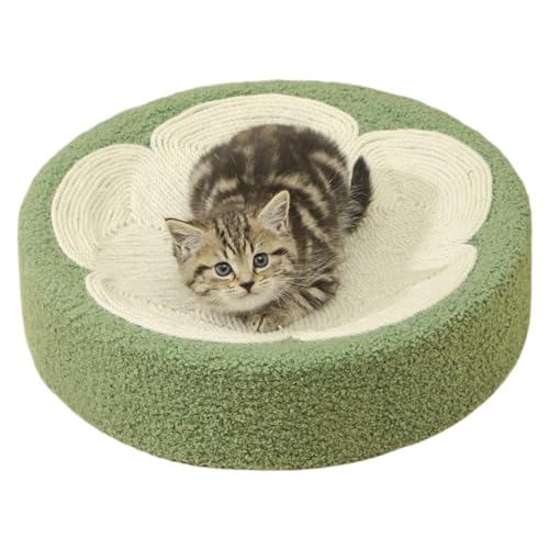 Kratzmatte Für Katzen Katzenkratzer Rundes Sisal Kratzbrett Für Katzen Möbelschutz Katzenkratzbretter Sisal Katzen Lounge Bett Kratzspielzeug Katzenmöbel Fußmatte Sisalmatte Kratzpads Für Katzen von Fulenyi