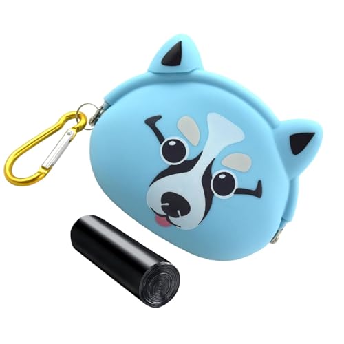 Leckerli-Tasche aus Silikon für Hunde, Leckerlibeutel aus Silikon für Hunde, Snack-Tasche für Haustiere | Leckerli-Tasche für Hundekot, Containertasche Leckerli-Tasche aus Silikon für Hunde, Leckerlibeutel aus Silikon für Hunde, Snack-Tasche für Haustiere | Leckerli-Tasche für Hundekot, Containertasche von Fulenyi