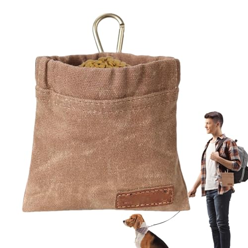 Leckerlibeutel für das Haustiertraining, Hundeauslauftasche - Freisprechbeutel für Haustiersnacks - Hüfttasche für Hundeleckerlis, Hundefutterspendertasche für Spaziergänge im Freien von Fulenyi