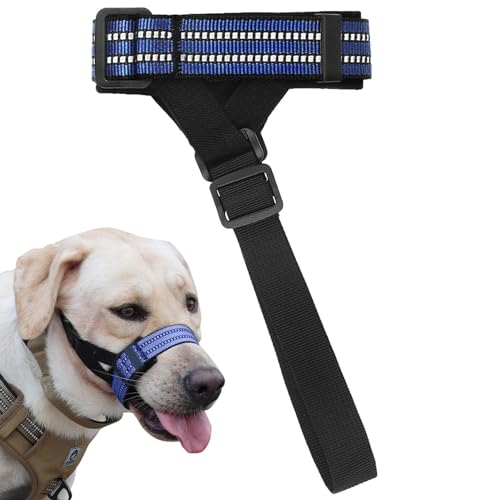 Maulkorb für Hunde – verstellbarer Maulkorb für Hunde mit reflektierendem F, Zubehör für Haustiere für Outdoor-Aktivitäten für Fotografie, von Fulenyi