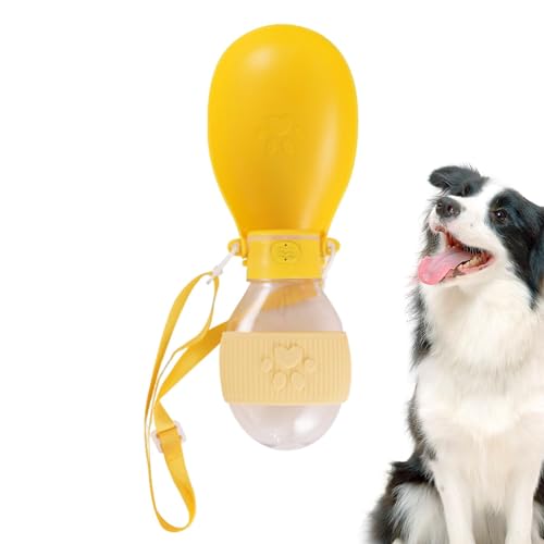 Reise-Wasserflasche für Hunde, Reise-Wassernapf für Hunde - Zusammenklappbare Haustier-Wasserflasche, Hunde-Wasserflaschen zum Spazierengehen,Kompakter Hundeflaschen-Wasserspender, von Fulenyi