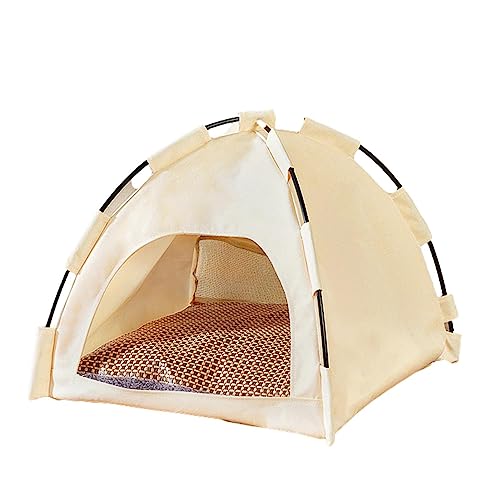 Tipi für Haustiere – Haus für Hunde im Freien, Haus für tragbare Hunde – 42 x 42 x 38 cm, tragbar, für Hunde, Welpen, Teepee, Katzenbett, Haustierkäfig für Katzen, Hunde von Fulenyi