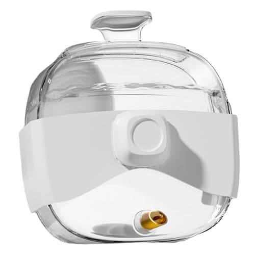 Wasserspender für Vögel,Vogelwasserspender,Wasserspender für Sittiche, Vogeltränke - 450 ml Futterspender, Trinker, Wasserspender, automatischer Vogelfutterspender, transparent, von Fulenyi